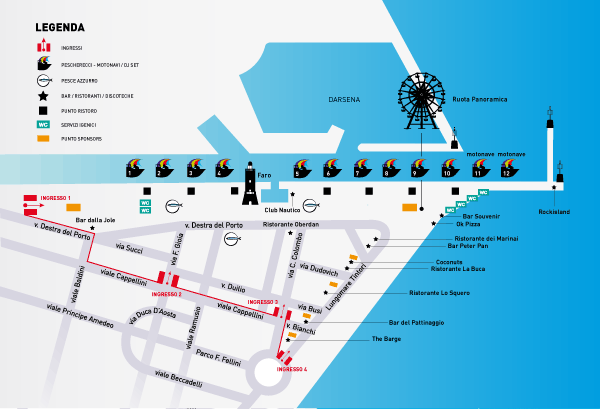 mappa molo street parade 2013